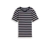 TOM TAILOR DENIM Maglietta beige / marino Donna TOM TAILOR DENIM L