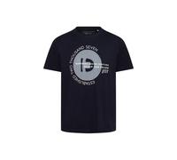 TOM TAILOR DENIM Maglietta blu scuro / grigio / bianco Uomo TOM TAILOR DENIM XL