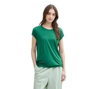 TOM TAILOR Denim Maglietta da Donna, 14581 - Luscious Pine Green, L