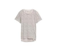 TOM TAILOR Denim Maglietta da Donna, 38415 - Beige Black Dotted Print, S