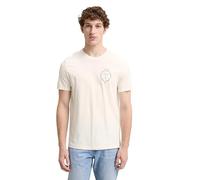 TOM TAILOR Denim Maglietta da Uomo, 10348 - Gardenia White, L