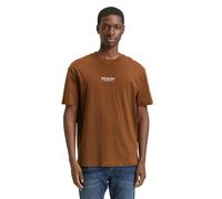 TOM TAILOR Denim Maglietta da Uomo, 15033 - Golden Clay, L