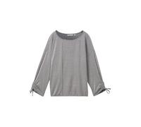 Tom Tailor Structured Stripe 3/4 Sleeve T-shirt Grigio 2XL Donna