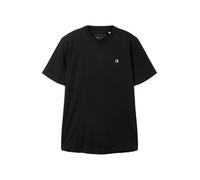 TOM TAILOR DENIM Maglietta nero / bianco Uomo TOM TAILOR DENIM XXL