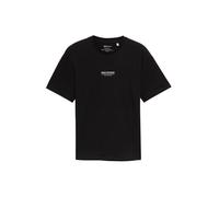 TOM TAILOR DENIM Maglietta nero / bianco Uomo TOM TAILOR DENIM XXL nero / bianco