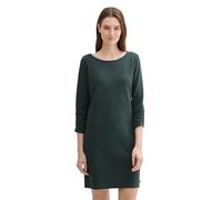 TOM TAILOR Denim Mini Abito da Donna con Maniche fisse, 10362 - Dark Gable Green, M
