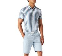 TOM TAILOR Denim Pantaloncini da Jogging in Jeans, Uomo, Blu (Used Bleached Blue Denim 10117), XL