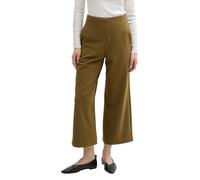 Tom Tailor Denim Pantaloni da Donna a Vita Alta Culotte, Golden Olive Green 10370 - Gioco in Scatola, M