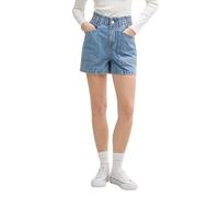 TOM TAILOR Denim 1046700 Bermuda Jeans Shorts, 10113-Clean Mid Stone Blue Denim, XS Donna