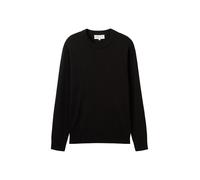 Tom Tailor Basic Crewneck Knit Sweater Nero XL Uomo