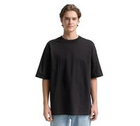 TOM TAILOR Denim T-Shirt da Uomo 1035912, 2999, Nero, XXL, 29999 - Black, XXL