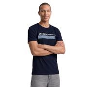 TOM TAILOR Denim Uomini Maglietta con logo stampato