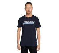 TOM TAILOR Denim Uomini Maglietta con logo stampato