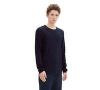 TOM TAILOR Denim Uomini Maglione lavorato a maglia con struttura