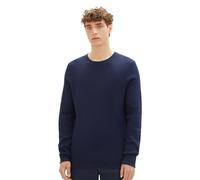 TOM TAILOR Denim Uomini Maglione lavorato a maglia con struttura