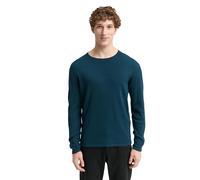 TOM TAILOR Denim Uomini Maglione lavorato a maglia con struttura