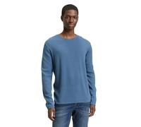 TOM TAILOR Denim Uomini Maglione lavorato a maglia con struttura