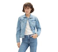 TOM TAILOR Donna 1041047 Giacca di jeans 10142-Light Stone Blue Denim, S, 10142 - Light Stone Blue Denim, S