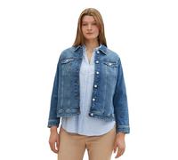 TOM TAILOR Donna 1042191 Giacca di jeans 10110-Blue Denim, 48, 10110 - Blue Denim, 54