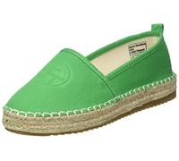 TOM TAILOR Donna 5396301 Pantofole Piatte, Verde, 36 EU