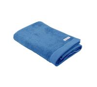TOM TAILOR Duschtuch, Color Bath Towel Cool Blue, 70x140 cm, 100% Baumwolle/Frottier, mit zwei Aufhängern und Label mit Logo