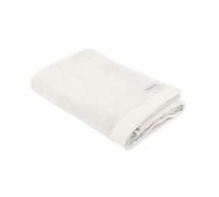 TOM TAILOR Duschtuch, Color Bath Towel Crisp White, 70x140 cm, 100% Baumwolle/Frottier, mit zwei Aufhängern und Label mit Logo