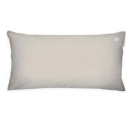 TOM TAILOR Federa Satin, 40x80 cm, 100% cotone, con piping e ricamo del logo, con cerniera, FINE STRIPES Beige, Bianco (Sunny Sand & Off White)