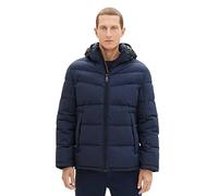 TOM TAILOR Giacca buffer da uomo con cappuccio, 10668 - Sky Captain Blue, XL