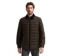 TOM TAILOR Giacca da Uomo 1048277 38836-Dark Brown Melange, S, 38836 - Melange Marrone Scuro, S