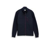 TOM TAILOR Giacca di felpa blu scuro / rosso Uomo TOM TAILOR M