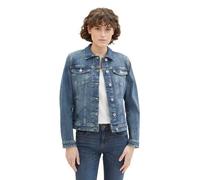 TOM TAILOR 1041047 Giacchetto Denim, 10120-Used Dark Stone Blue, Donna