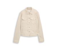 TOM TAILOR Donna 1050531 Giacca di Jeans 40487-Stone Sabbia Beige, XXL