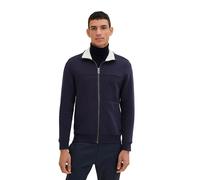 Tom Tailor Felpa Uomo Cutline Sweat Jacket Blu (Knitted Navy 10690) S