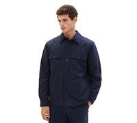 TOM TAILOR Giacca Leggera Oversize con Super Stretch, 10668-sky Captain Blue, L Uomo