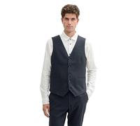 TOM TAILOR Gilet da uomo, 36780 - Struttura blu navy, 58