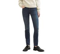 TOM TAILOR Jeans da Donna Alexa Straight, 10282 - Denim Dark Stone Wash, 27W x 30L