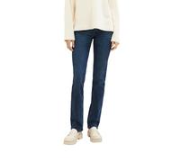 TOM TAILOR 1008119 Alexa Straight Jeans, 10282-Denim Dark Stone Wash, 30/30 Donna