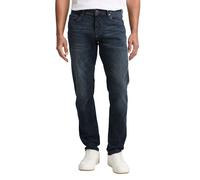 Tom Tailor Jeans Da Uomo TTCURT TAPERED - Vita Media - Fit Dritto - Blu