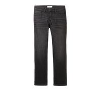 TOM TAILOR 1042340 Josh Regular Slim Jeans, 10250-used Dark Stone Black Denim, 31W x 34L Uomo