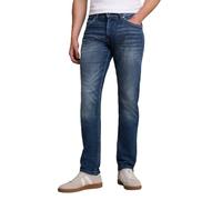 TOM TAILOR Josh Regular Slim - Jeans da Uomo, 10120 - Used Dark Stone Blue Denim, 32W x 32L