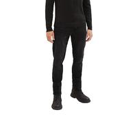 TOM TAILOR Josh Regular Slim Jeans da Uomo, 10250 - Used Dark Stone Black Denim, 32W x 34L