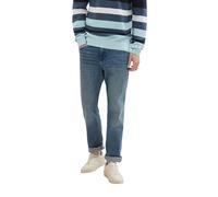 TOM TAILOR Josh Regular Slim Jeans da Uomo con Stretch, 10113 - Clean Mid Stone Blue Denim, 32W x 32L