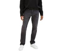TOM TAILOR Josh Regular Slim Jeans da Uomo con Stretch, 10250 - Used Dark Stone Black Denim, 34W x 32L