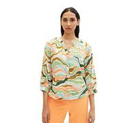 TOM TAILOR Le signore Camicetta 1035880, 31122 - Colorful Wavy Design, 34
