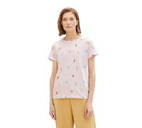 TOM TAILOR Le signore Maglietta 1035378, 31882 - Lilac Vase Design, XS