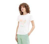 TOM TAILOR Le signore Maglietta 1035470, 10315 - Whisper White, L