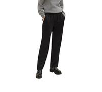 TOM TAILOR Le signore Pantaloni larghi in tessuto 1034231, 14482 - Deep Black, 32W / 30L