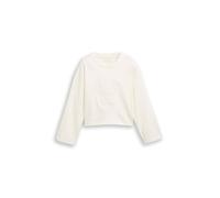 TOM TAILOR Maglietta a Maniche Lunghe da Bambina, 12906 - Wool White, 140