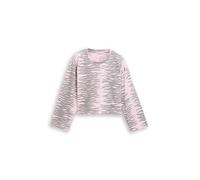 TOM TAILOR Maglietta a Maniche Lunghe da Bambina, 38352 - Rose Zebra Design, 152