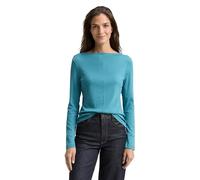 TOM TAILOR Maglietta a Maniche Lunghe da Donna, 31666 - Modellino di tè Tropicale, XL
